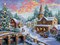 Dimensions Gold Collection Counted Cross Stitch Kit 16"X12"-Holiday Village